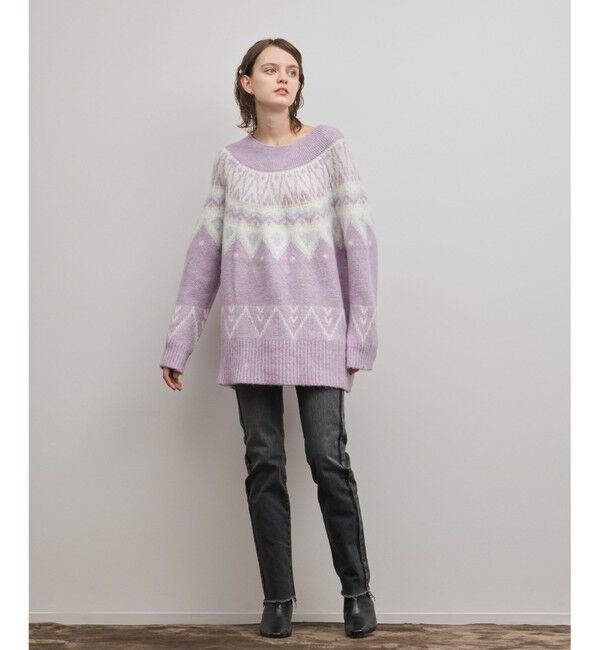 GRACE CONTINENTAL「フェアアイルニットトップ」|ニット・セーター|