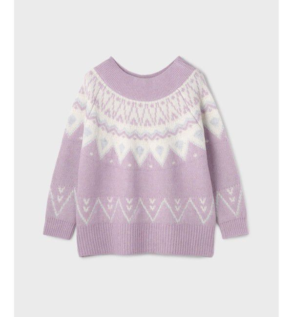 GRACE CONTINENTAL「フェアアイルニットトップ」|ニット・セーター|