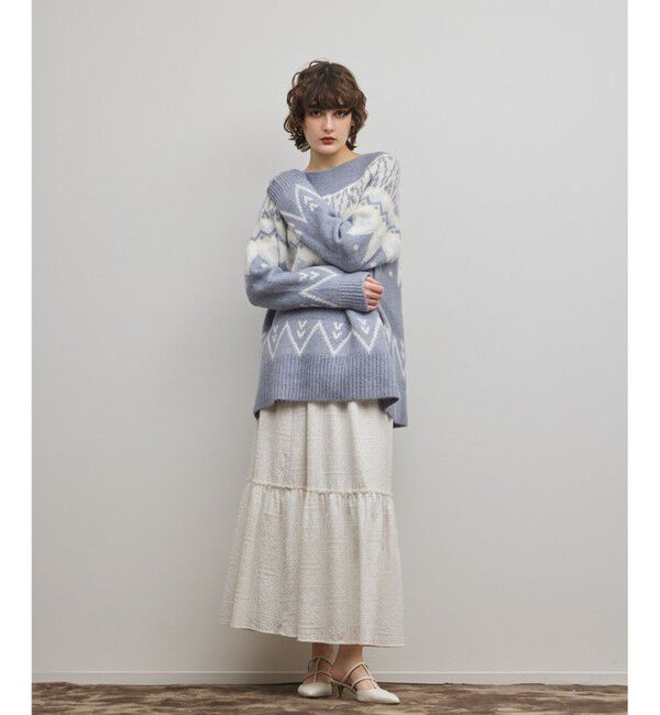 GRACE CONTINENTAL「フェアアイルニットトップ」|ニット・セーター|