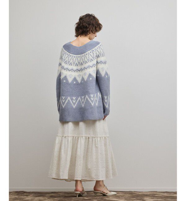 GRACE CONTINENTAL「フェアアイルニットトップ」|ニット・セーター|