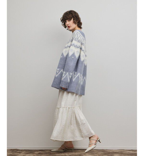 GRACE CONTINENTAL「フェアアイルニットトップ」|ニット・セーター|