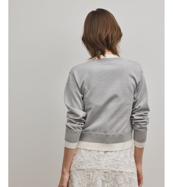 Diagram「レイヤード風ニットカーディガン」|カーディガン|