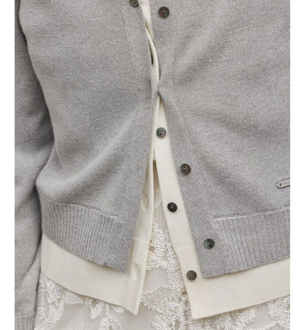 Diagram「レイヤード風ニットカーディガン」|カーディガン|