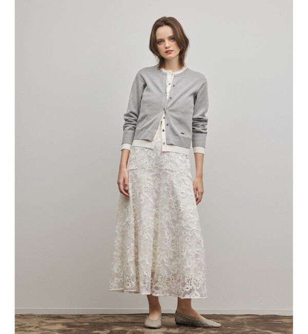 Diagram「レイヤード風ニットカーディガン」|カーディガン|