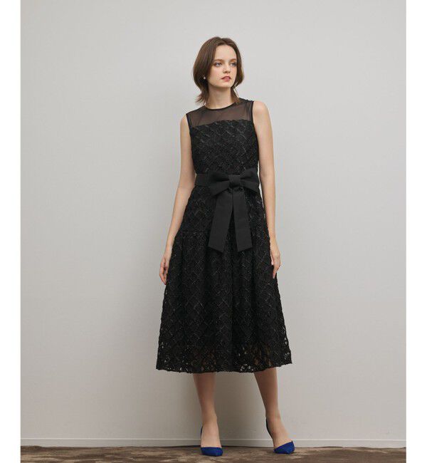 GRACE CONTINENTAL「コード刺繍ワンピース」|ワンピース|