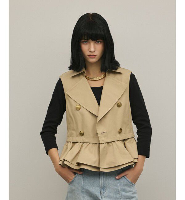 Diagram「ペプラムトレンチベスト」|ベスト・ジレ|