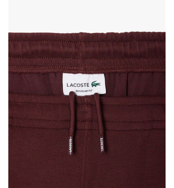 LACOSTE「ルーズシルエット ダブルフェイス鹿の子トラックパンツ / スウェットパンツ」|その他|