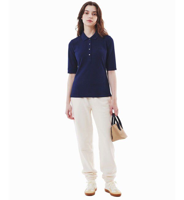 LACOSTE「スリムフィットハーフスリーブポロシャツ」|ポロシャツ|