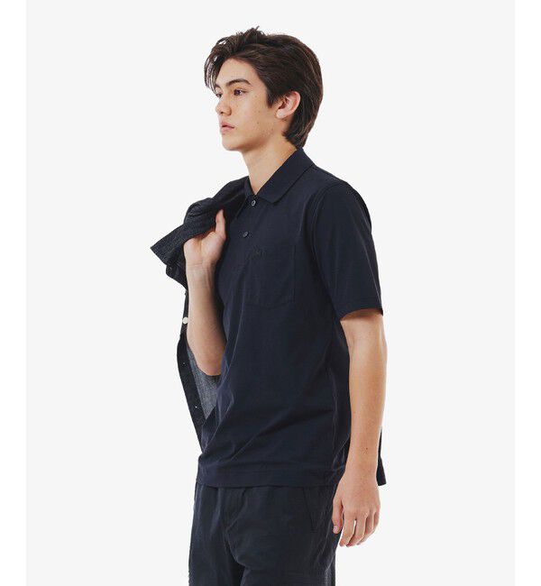 LACOSTE「速乾ストレッチシングルジャージポロシャツ」|ポロシャツ|