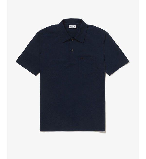 LACOSTE「速乾ストレッチシングルジャージポロシャツ」|ポロシャツ|