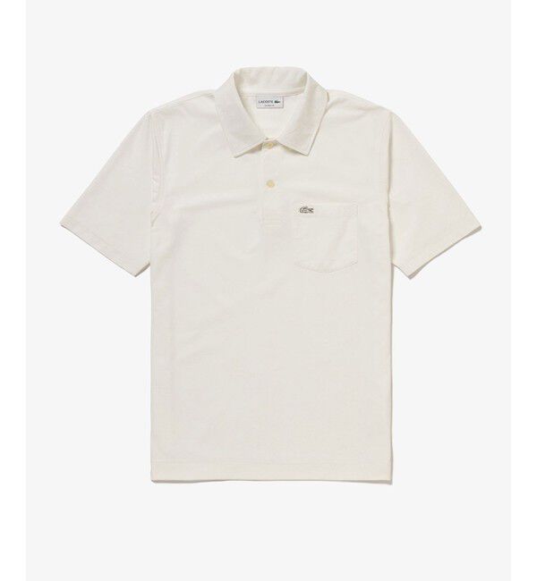 LACOSTE「速乾ストレッチシングルジャージポロシャツ」|ポロシャツ|