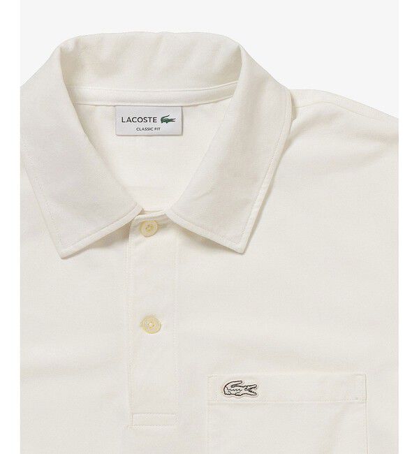 LACOSTE「速乾ストレッチシングルジャージポロシャツ」|ポロシャツ|