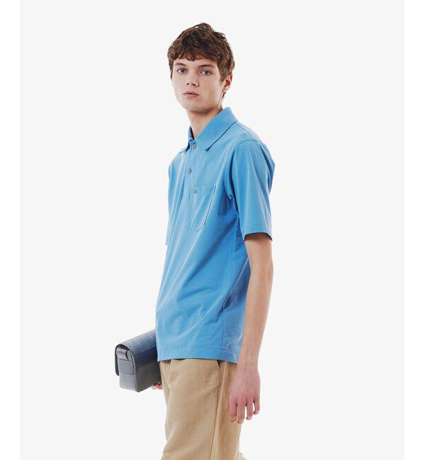 LACOSTE「速乾ストレッチシングルジャージポロシャツ」|ポロシャツ|