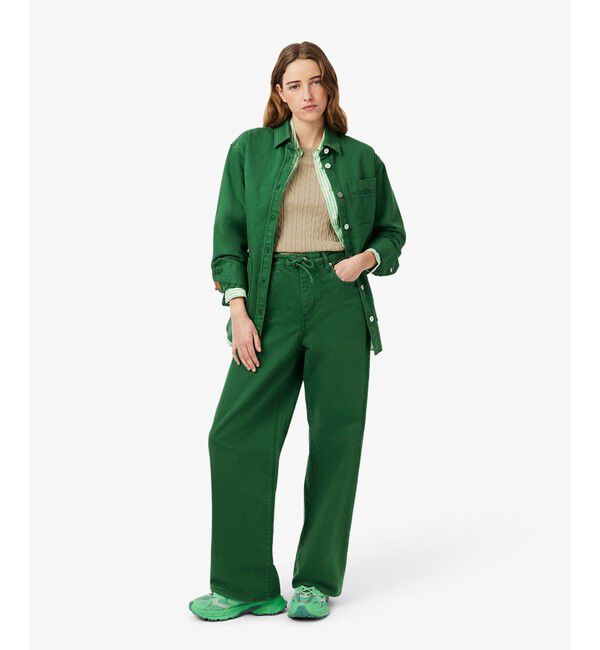 LACOSTE「ケーブルニットTシャツ」|ニット・セーター|