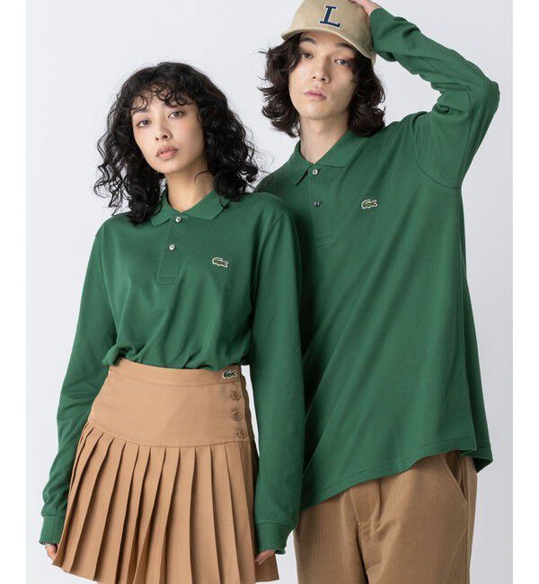 LACOSTE「オリジナルフィット 長袖 ポロシャツ」|ポロシャツ|グリーン