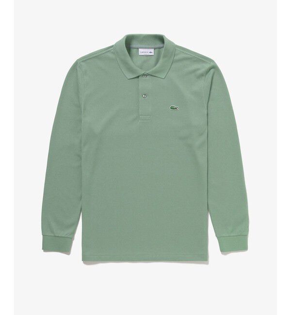 LACOSTE「オリジナルフィット 長袖 ポロシャツ」|ポロシャツ|セージグリーン