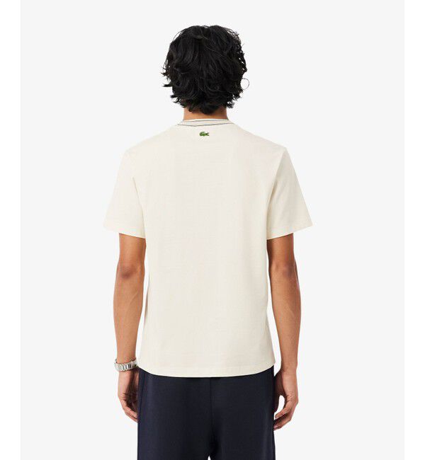 LACOSTE「フランスメイド レトロパッチTシャツ」|Tシャツ・カットソー|