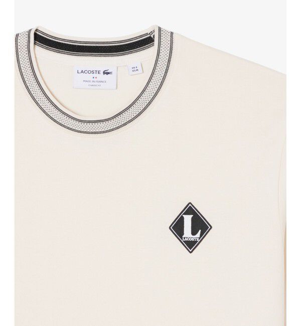 LACOSTE「フランスメイド レトロパッチTシャツ」|Tシャツ・カットソー|