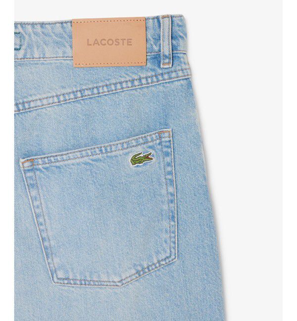 LACOSTE「ルーズフィットオーガニックコットンデニムパンツ」|デニム|