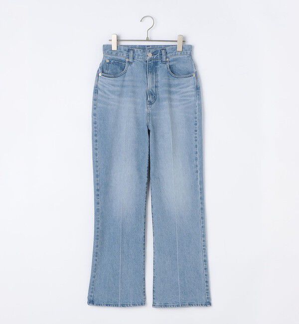 Rie Miller「【RM denim】センタープレスハイウエストパンツ」|デニム|