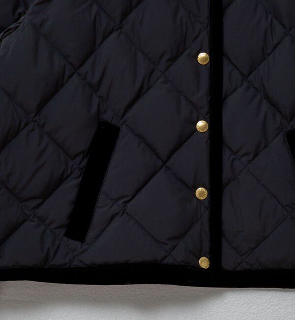 NOLLEY'S「【TAION&times;LIMONTA】別注ベロアパイピングショートダウン」|ダウン|