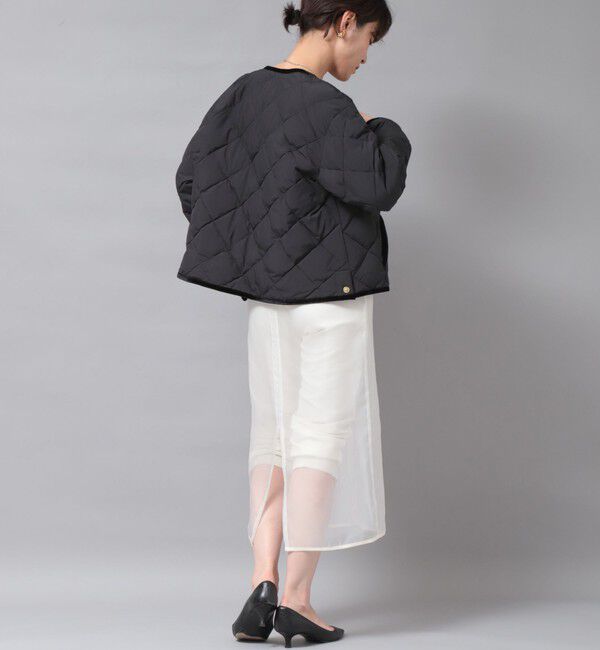 NOLLEY'S「【TAION&times;LIMONTA】別注ベロアパイピングショートダウン」|ダウン|