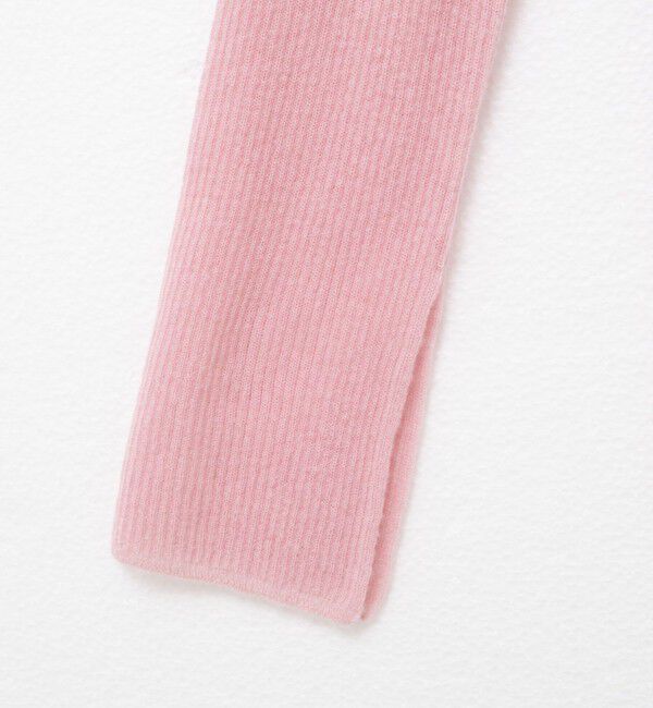 NOLLEY'S sophi「カシミヤ混ガーゼ風リブクルーネックミディ丈カーディガン」|カーディガン|