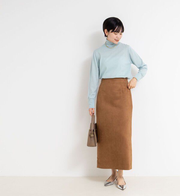 NOLLEY'S sophi「《手洗い可能》18Gウール100%ハイネックプルオーバー」|ニット・セーター|