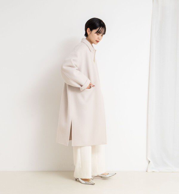 NOLLEY'S sophi「SUPER140リバーステンカラーコート」|ステンカラーコート|