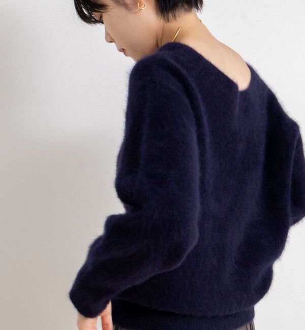 NOLLEY'S sophi「ヘアリー2WAYプルオーバーニット」|ニット・セーター|