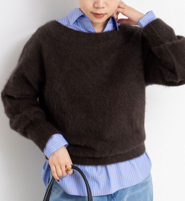 NOLLEY'S sophi「ヘアリー2WAYプルオーバーニット」|ニット・セーター|