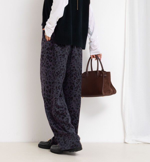NOLLEY'S「ウォッシャブルレオパードプリントパンツ」|その他|