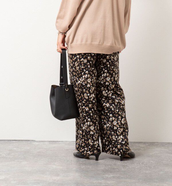 NOLLEY'S「ウォッシャブルレオパードプリントパンツ」|その他|