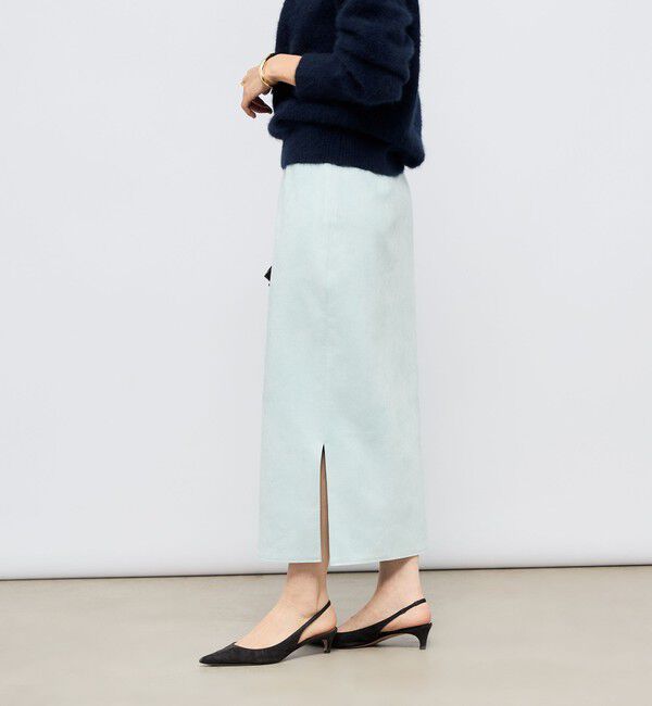 NOLLEY'S sophi「ウォッシャブルスエードダンボールタイトスカート」|タイト|