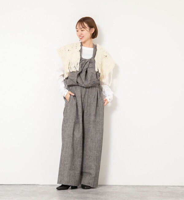 NOLLEY'S「【enrica/エンリカ】グレンチェックサロペットパンツ」|オールインワン|