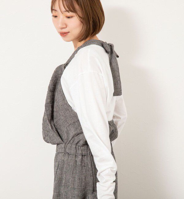 NOLLEY'S「【enrica/エンリカ】グレンチェックサロペットパンツ」|オールインワン|