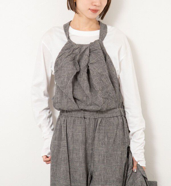 NOLLEY'S「【enrica/エンリカ】グレンチェックサロペットパンツ」|オールインワン|