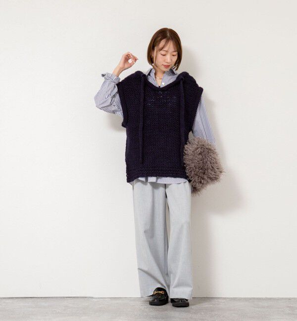 NOLLEY'S「【enrica/エンリカ】ソフトタッチニットトップス」|ベスト・ジレ|