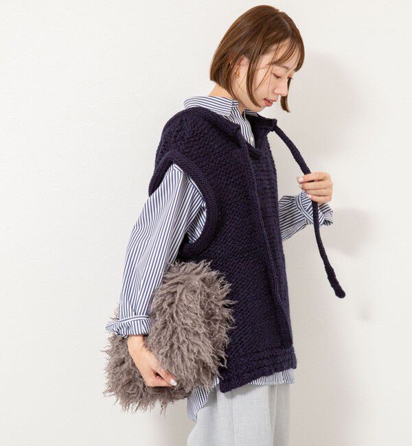 NOLLEY'S「【enrica/エンリカ】ソフトタッチニットトップス」|ベスト・ジレ|