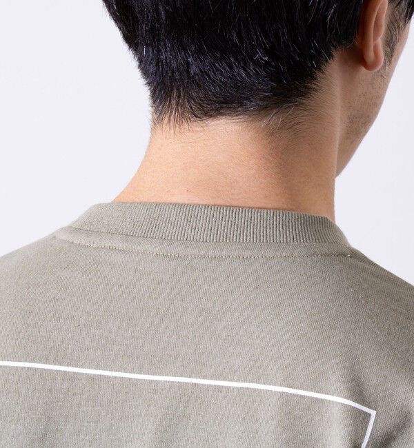 GLOSTER「【NANGA&times;GLOSTER】別注 ワンポイントロゴ刺繍 バックプリントTシャツ」|Tシャツ・カットソー|