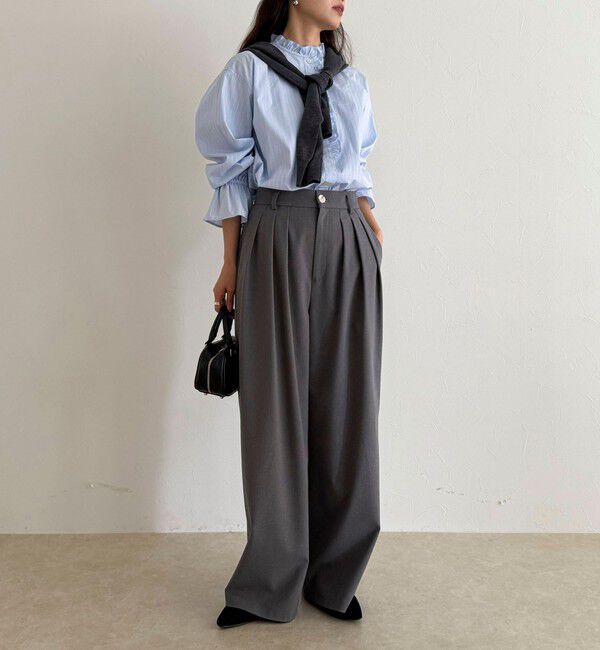 fredy emue「フリルデザインシャツ」|シャツ・ブラウス|