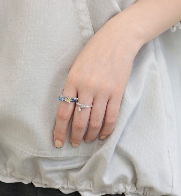 fredy emue「ビーズ3セットリング」|リング|