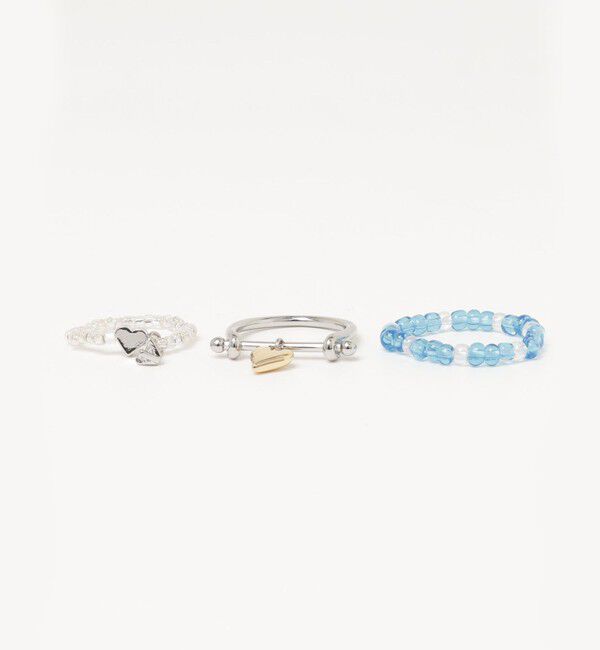 fredy emue「ビーズ3セットリング」|リング|