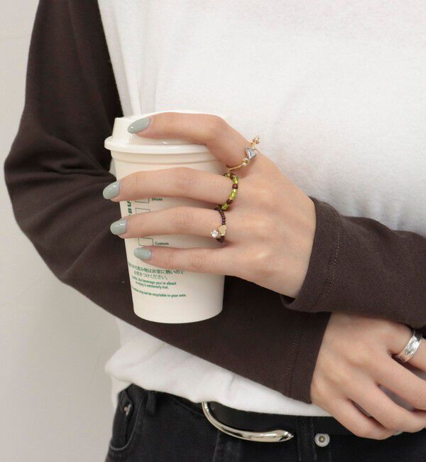 fredy emue「ビーズ3セットリング」|リング|