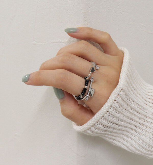 fredy emue「ビーズ3セットリング」|リング|