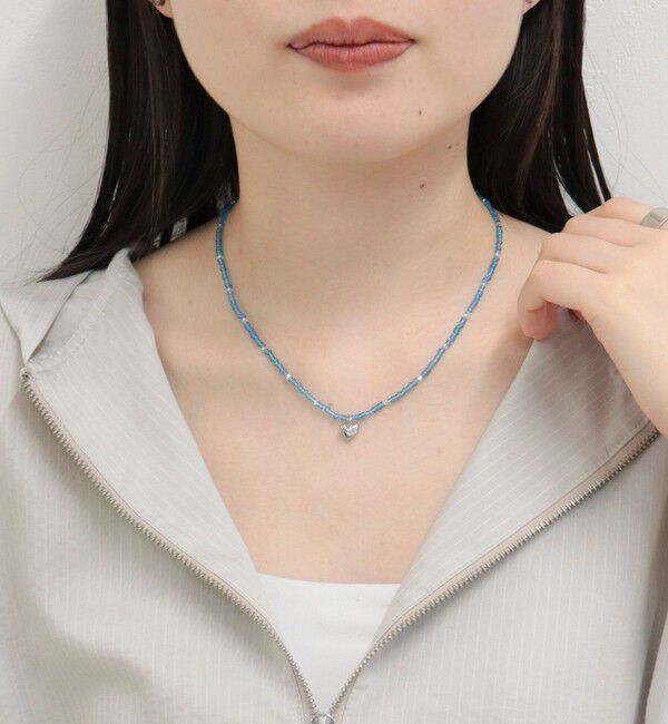 fredy emue「ビーズ&times;ハートトップネックレス」|ネックレス|