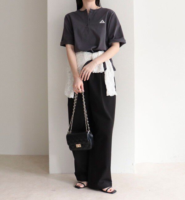 fredy emue「【GEVACO/ゲバコ】別注レディースヘンリーネックシャツ」|Tシャツ・カットソー|