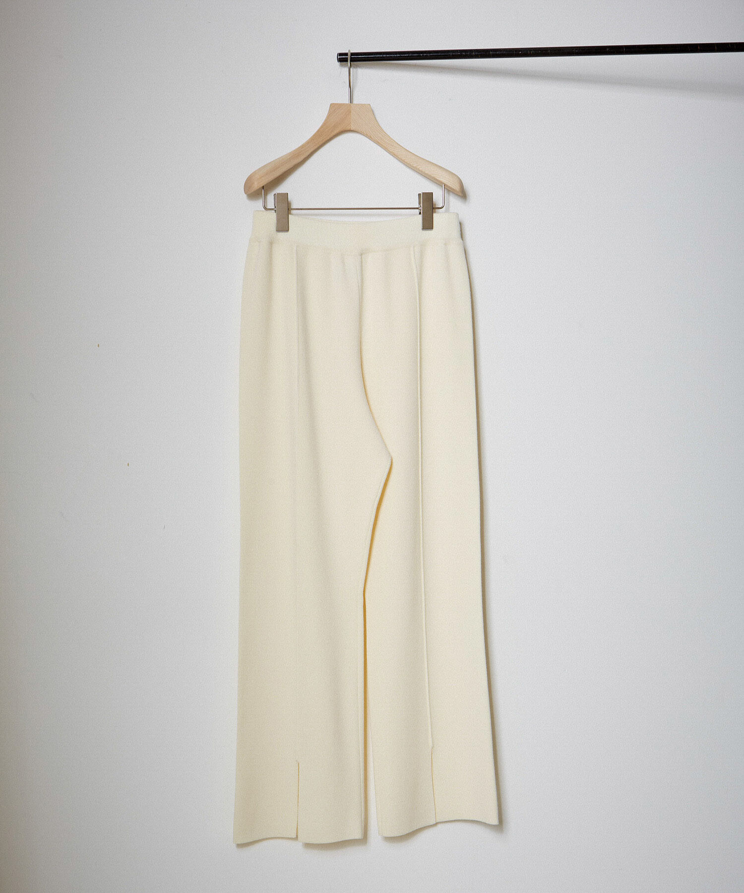 SALON adam et rope'「スウェットライクストレートイージーニットパンツ【セットアップ対応・洗える】」|その他|