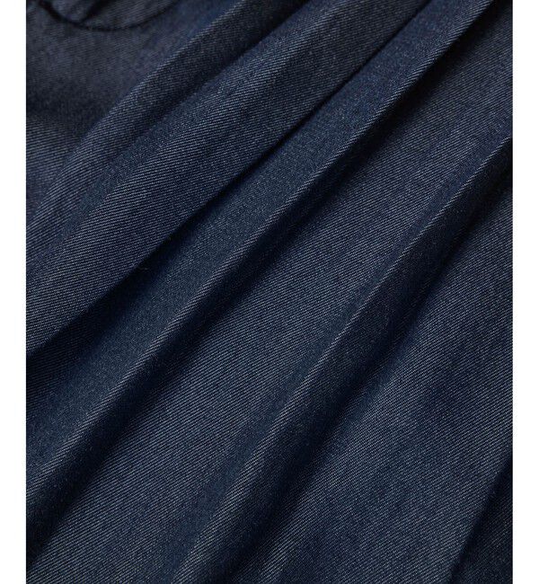 SALON adam et rope'「デニムライクタックフォルムワイドパンツ / セットアップ対応」|チノ|