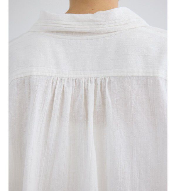 SALON adam et rope'「アンティークライクフリルブラウス / イージーケア」|シャツ・ブラウス|